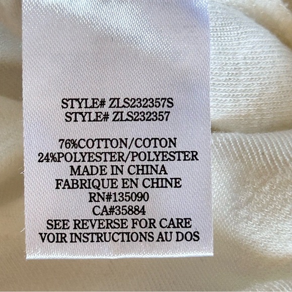 Z Supply Resort Cabo Terry Romper Size M White Swim Cover NWT - Picture 8 of 12